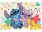 Dino Stitch a Angel puzzle 24 dílků FSC 2