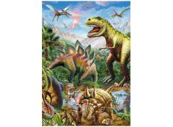 Dino Puzzle neonové Svět dinosaurů 100 XL dílků