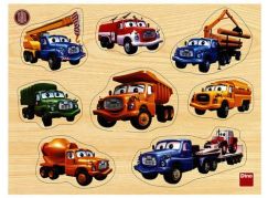 Dino Puzzle dřevěné vkládací Tatra 8 dílků