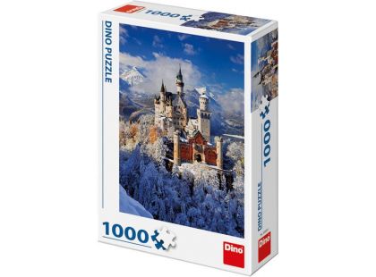 Dino Puzzle Zimní Neuschwanstein 1000 dílků