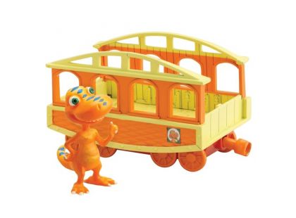Dinosaur Train T-Rex Bráška s vagónkem