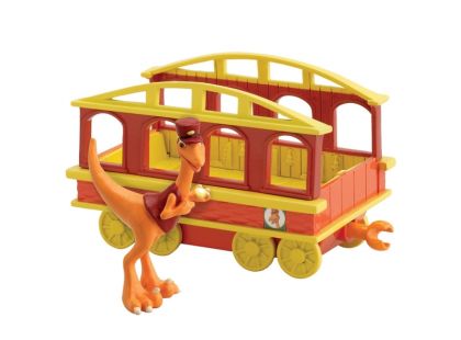Dinosaur Train T-Rex Pan Průvodčí s vagónkem