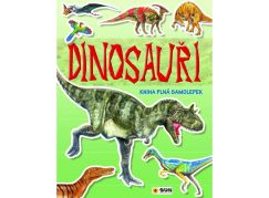 Dinosauři kniha plná samolepek