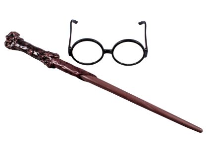 Disguise Harry Potter set hůlka a brýle - Poškozený obal