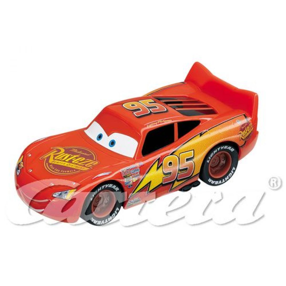 Маквин вид. Carrera go Lightning MCQUEEN. Маквин молния сбоку. Тачки молния Маккуин сбоку.