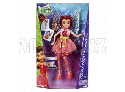 Disney Fairy 22cm Deluxe modní panenka - Rosetta