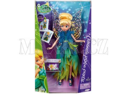 Disney Fairy 22cm Deluxe modní panenka - Tink v šatech