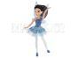 Disney Fairy 22cm základní panenka baletka - Silvermist modrá 2