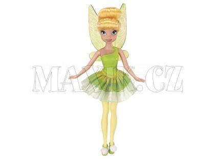 Disney Fairy 22cm základní panenka baletka - Tink Zelená