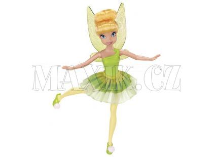 Disney Fairy 22cm základní panenka baletka - Tink Zelená