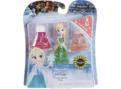 Disney Frozen Little Kingdom Make up pro princezny - Elsa zelená a laky na nehty