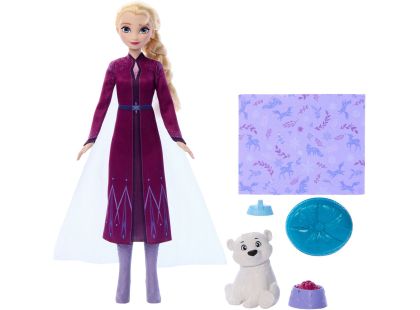 Disney Frozen panenka - Elsa s ledním medvědem