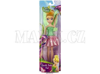 Disney Víly 22cm Základní panenka baletka - Zvonilka