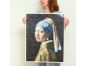 Dívka s perlovými náušnicemi samolepkový plakát 3