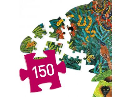 Djeco Puzzle Chameleon 150 dílků