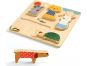 Djeco Domácí mazlíčci vkládací dřevěné puzzle 2