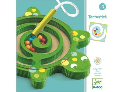 Djeco Dřevěné bludiště želvička