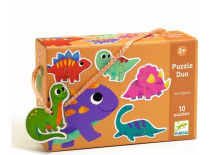 Djeco Duo Puzzle Dinosauři