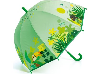 Djeco Krásný designový deštník Tropická Jungle