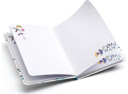 Djeco Krásný designový zápisník Anna s gumičkou