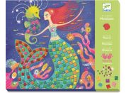 Djeco Mozaikové obrázky s drahokamy Mořské panny