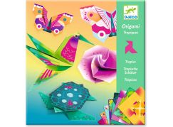 Djeco Origami neonové Tropy