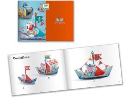 Djeco Origami skládačka plovoucí lodě