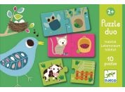 Djeco Puzzle duo Pelíšky 20 dílků - Poškozený obal