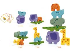 Djeco Puzzle kostky Zvířátka ze ZOO 6 dílků