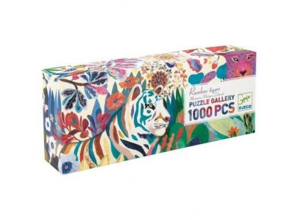 Djeco Puzzle obrazové Duhoví tygři 1000 dílků