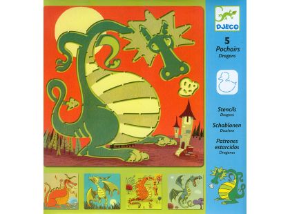 Djeco Šablony Draci