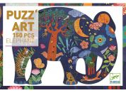 Djeco Velké puzzle Pohádkový slon 150d