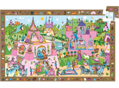 Djeco Vyhledávací puzzle Princezna 54 dílků