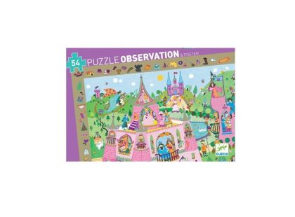Djeco Vyhledávací puzzle Princezna 54 dílků