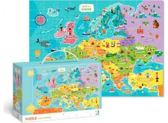 DoDo Puzzle Mapa Evropy 100 dílků