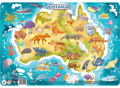 DoDo Puzzle Zvířata Austrálie 53 dílků