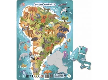 DoDo Puzzle Zvířata Jižní Amerika 53 dílků