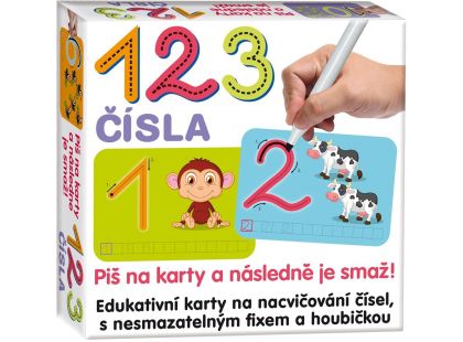 Dohany Tabulka napiš a smaž mix Čísla