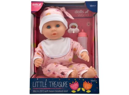 Dolls World Miminko Little Treasure PINK - 38 cm