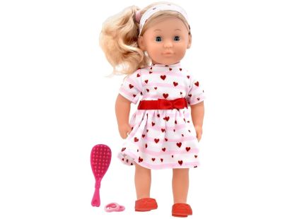 Dolls World Módní panenka Charlotte - 36 cm: Růžová srdíčková princezna