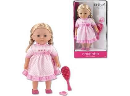 Dolls World Panenka Charlotte 36cm soft