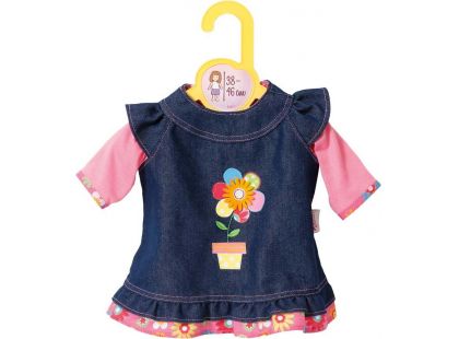 Dolly Moda Džínové šatičky 38-46 cm Dolly Moda Džínové šatičky 38-46 cm