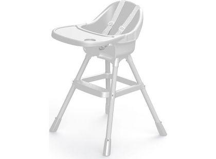Dolu Dětská jídelní židlička bílá - Poškozený obal