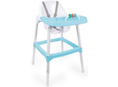 Dolu Dětská jídelní židlička s chrastítkem, modrá