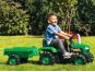 Dolu Dětský traktor šlapací s vlečkou zelený 3