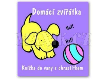 Domácí zvířátka – Knížka do vany s chrastítkem