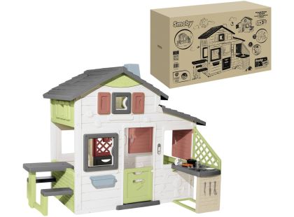 Smoby Domeček Life Friends House s kuchyní rozšiřitelný