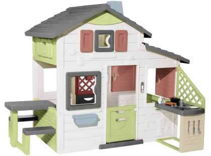Smoby Domeček Life Friends House s kuchyní rozšiřitelný