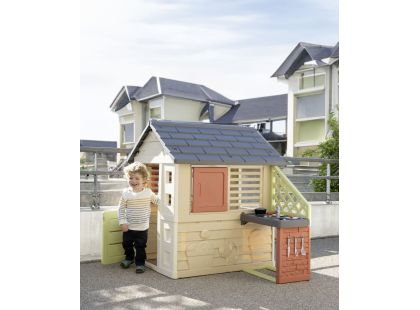 Smoby Domeček Life Nature s kuchyní