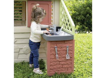 Smoby Domeček Life Nature s kuchyní